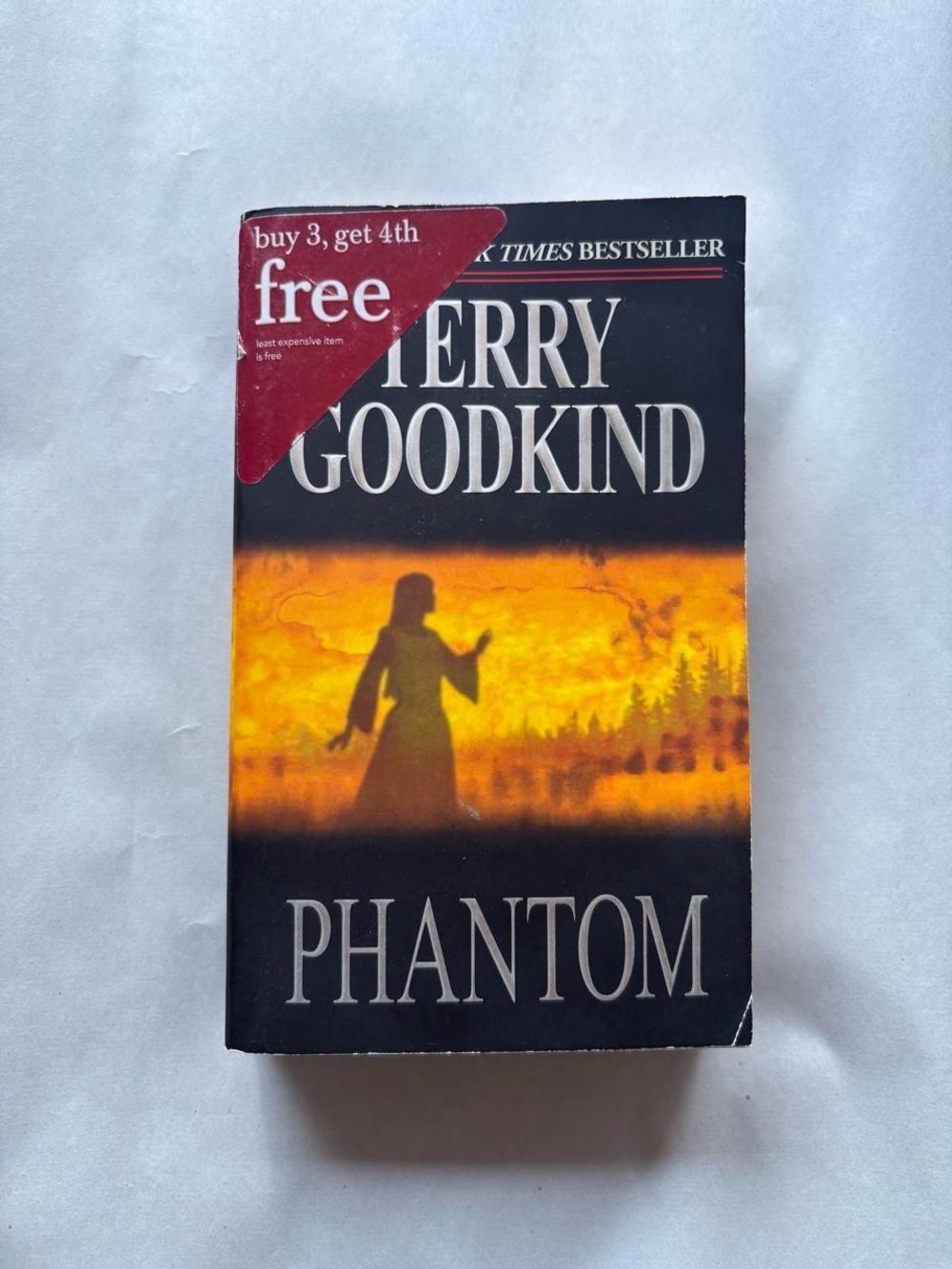 Terry Goodkind's "Phantom" paperback book